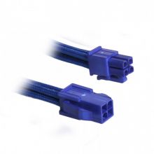 BitFenix 4-Pin ATX12V Sleeved Blue / Blue 45cm