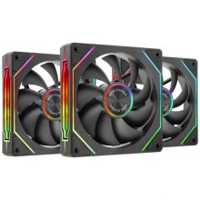 3 Ventoinhas MARS GAMING LINKFINITYKIT2 ARGB - Preto