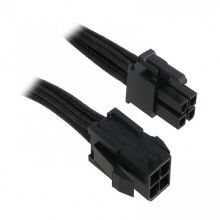 BitFenix 4-Pin ATX12V Sleeved Black / Black 45cm