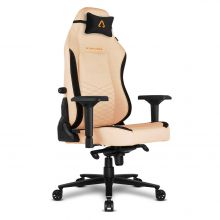 Cadeira Alpha Gamer Alegra Fabric Orange / Black