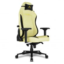 Cadeira Alpha Gamer Alegra Fabric Yellow / Black