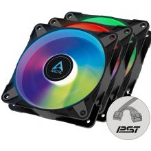 Ventoinha Arctic P12 PWM PST A-RGB 0db 120mm Preto (Pack 3)