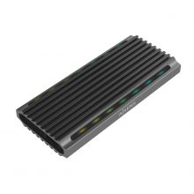 Aisens SSD M.2 SATA/NVMe USB-C 3.2 RGB - Caixa externa