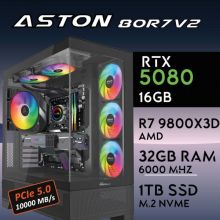 PC ASTON-80R7V6 - Ryzen 7 9800X3D / RTX 5080 / 32GB DDR5