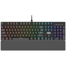 Teclado AOC GK500 RGB Mecânico (PT) - Switch Red